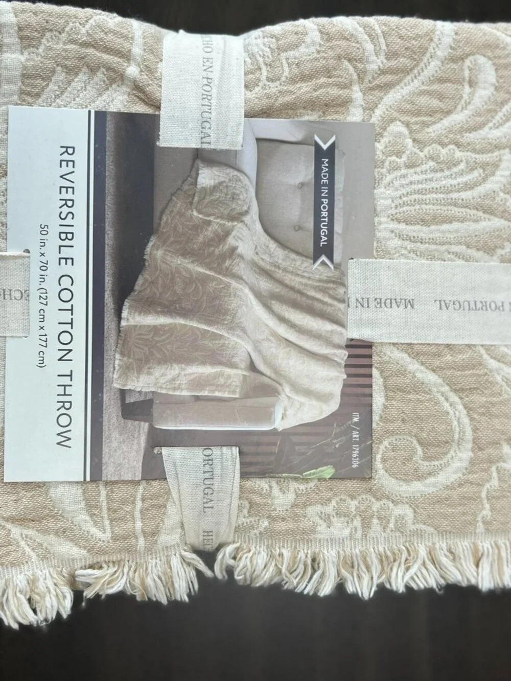 Made in Portugal Reversible 100% Cotton 50